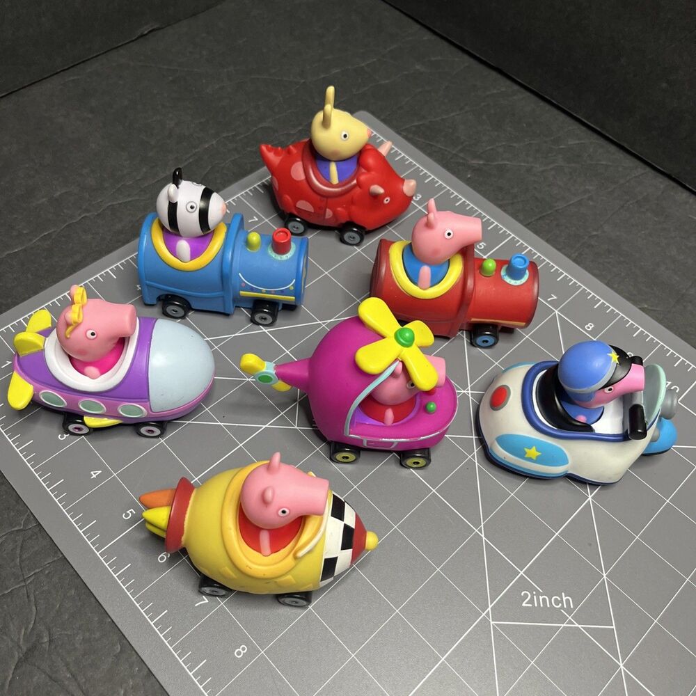Peppa Pig Adventures Little Vehicles Assortment Lot Of 7